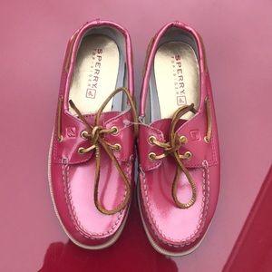 Sperry top sliders leather stunning color